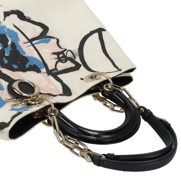 Christian Dior Canvas Handbag Tote Bag - Picture 4 of 5